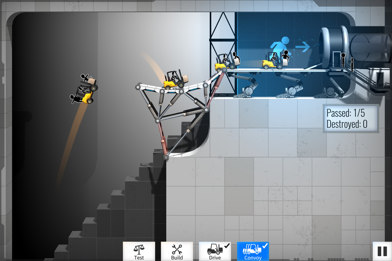 Illustration for article titled Bridge Constructor Portal Is Actually Pretty Good